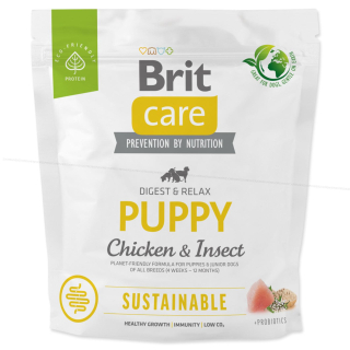BRIT Care Dog Sustainable Puppy Kuře s hmyzem 1kg