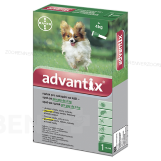 Advantix antiparazitikum pro psy do 4 kg