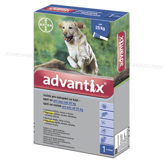 Advantix antiparazitikum pro psy nad 25 kg